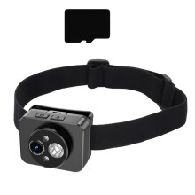 Sportcamera voor op het hoofd met een groothoeklens van 120