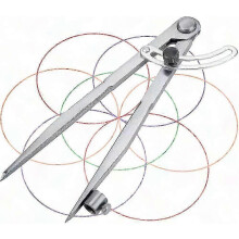 Professional Measuring Compass with Dry Point, Wing Divider & Pencil Holder for Industrial Marking Gauge