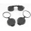 10x42 Rubber Lens Caps for Binoculars + Rainguard,Objective Optics Protection Covers 1