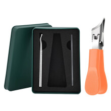 3-in-1-Edelstahl-Nagelknipser-Set mit Feile
