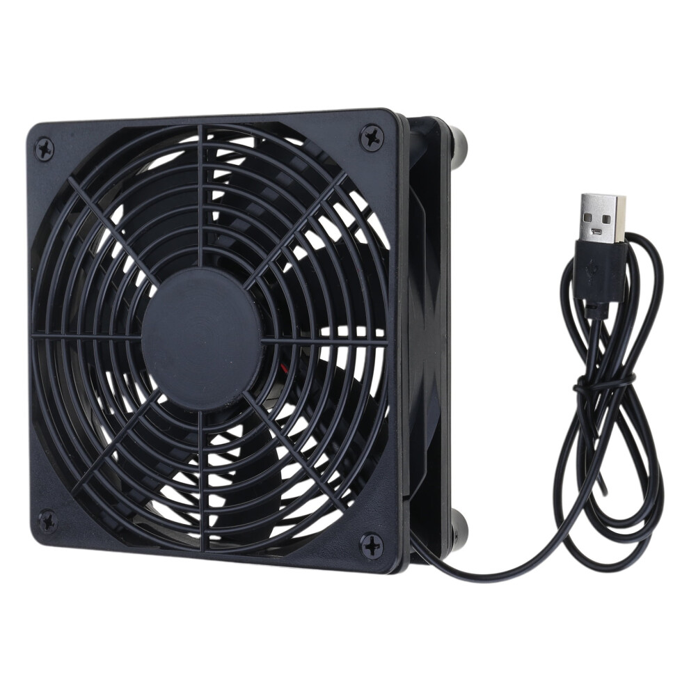 120Mm Usb Cooling Fan With Switch Â Abs, Led, Rubber Feet 9058772197696
