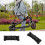3Pièces Sangles De Pour Scooter Noir 3