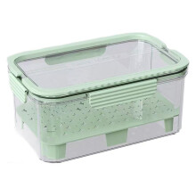 Suuri läpinäkyvä suorakaiteen muotoinen bento-laatikko – 1 pakkaus