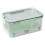 Fiambrera rectangular grande transparente para bento – 1 unidad 1