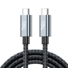 Cabo USB4 Type-C 40Gbps 240W 8K 60Hz trançado