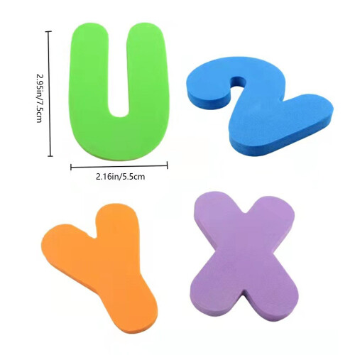 EVA Foam Floating Alphabet Stickers 36 pcs 1