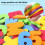 Bath Time Foam Letters and Numbers 36PCS 6