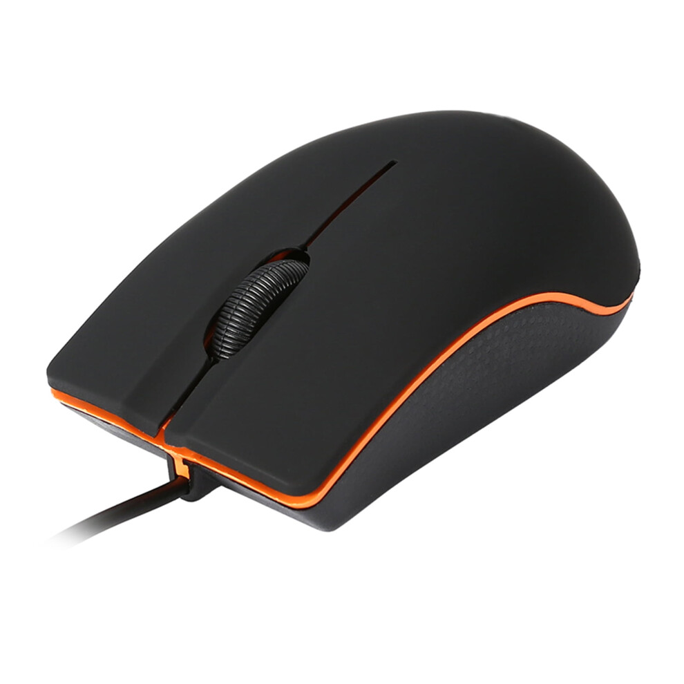 Wired Optical Mouse 1200 Dpi Ergonomic Usb 9058772258403