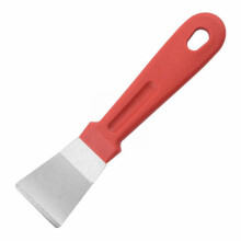 Raspador de chapa em aço inoxidável com orifício para pendurar, 13 cm (5,1 polegadas)