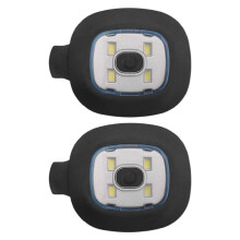 Balenie 2 USB nabíjateľných LED svetiel na klobúky