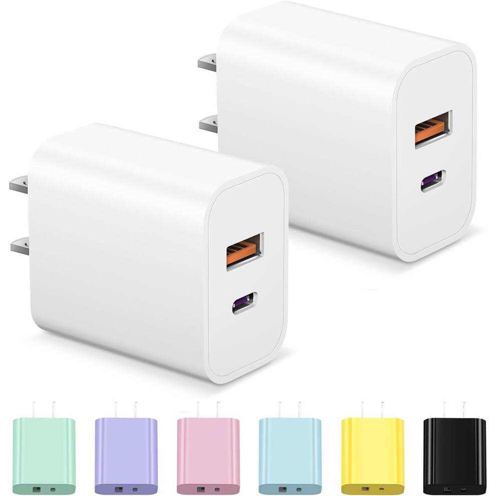 20W Dual-Port Usb-C Fast Charger Block 9058772260987