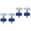 4Pcs Silver Sink Basin Covers Stainless Steel Kitchen Accessories Set 3