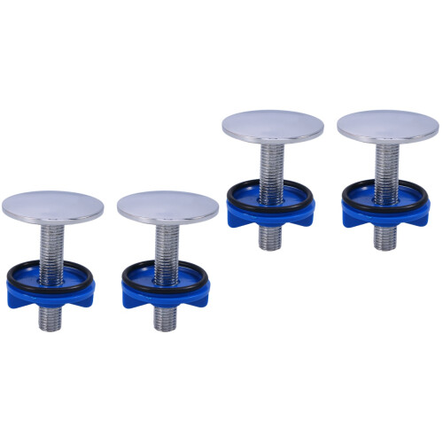 4Pcs Silver Sink Basin Covers Stainless Steel Kitchen Accessories Set 2