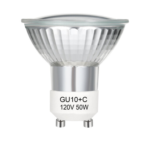 Ampoule GU10 120V 50W à intensité variable, blanc chaud