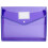 Transparante documentenhouder/envelop met drukknoopsluiting – 1
