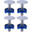 4Pcs Silver Sink Basin Covers Stainless Steel Kitchen Accessories Set 4