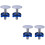 4Pcs Silver Sink Basin Covers Stainless Steel Kitchen Accessories Set 5