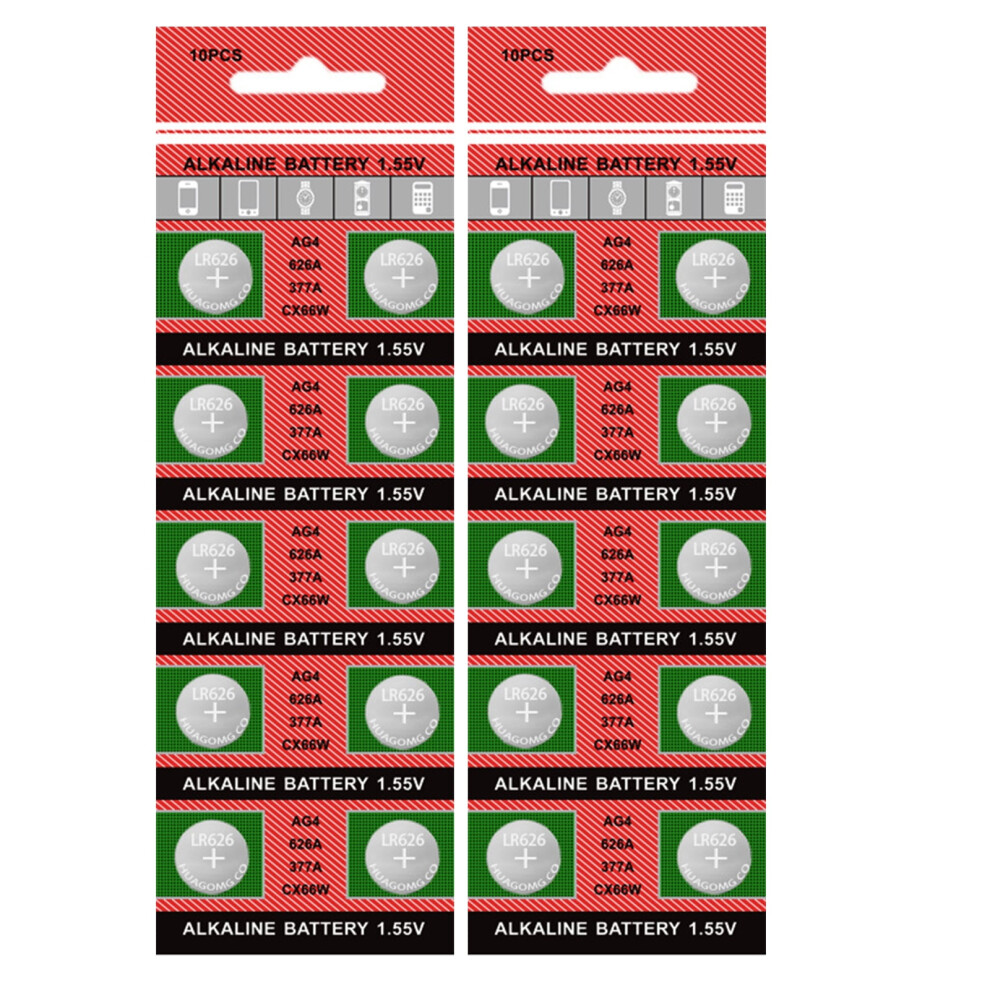 Ag4 377A Lr626 Button Cell Batteries 1.5V Â 10 Or 20 Pack 9058772261960
