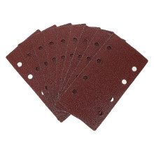 Red Sanding Discs for Grinding 30pcs Self-Adhesive Sheets Ideal for Wood Aluminum Plastic