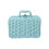 Mini Vintage Wicker Picnic Basket – Sky Blue 1