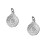 2Pcs Silver Buddhist Pendant Amulet with Carving for Decor 7