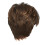 Pixie-Cut-Perücke, dunkelbraun mit blonden Strähnen, synthetisch 2