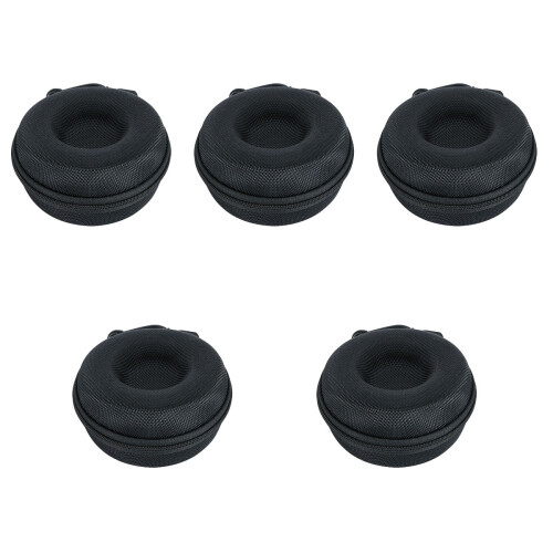 5Pcs Black Single Watch Carrier Shockproof Portable Storage Box 1