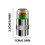 Car TPMS Valve Caps Stainless Steel 4PCS 4
