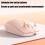 Draadloze muis Bluetooth 2.4G Dual Mode Stil 1200 DPI 5