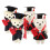 4 mini ours en peluche de remise de diplôme 5