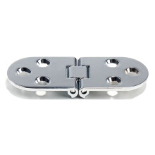 Charnière de table pliante en alliage de zinc, montage encastré, réglable (lot de 2)