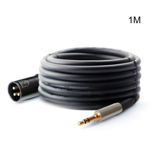 3-benet XLR til 3,5 mm han-lydkabel