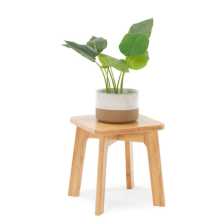 Tabouret en bambou pour adultes et enfants, capacité de charge de 136 kg