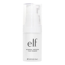 e.l.f. Mineral Infused Face Primer, Primer For A Smooth Foundation Base, Fills In Fine Lines & Refines Complexion, Vegan & Cruelty-free, Small- Sheer