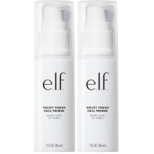 e.l.f. Mineral Infused Face Primer, Primer For A Smooth Foundation Base, Fills In Fine Lines & Refines Complexion, Large (Pack of 2) - Matte White