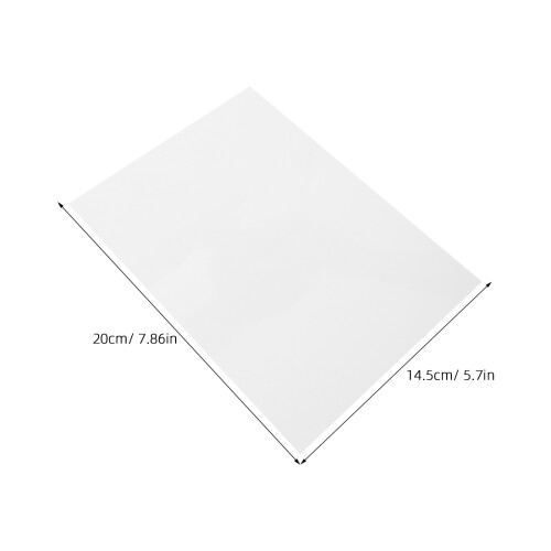 15Pcs Bops Heat Shrink Sheets for Craft Making Printable White Plastic 1