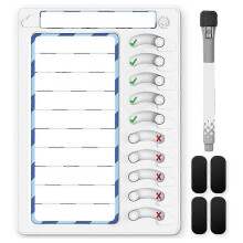 Magnetic Erasable Chore Chart for Kids' Task Planning