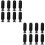16Pcs Durable Black Hard Rubber Foosball Handle Replacement Grip 5