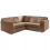 Furniture 786 Hannah Jumbo Cord Full Back 2c2 Corner Sofa Coffee 2