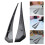 2Pairs Plastic Car Side Vent Covers Black Decorative Air Vent Strips 7