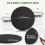10pcs Charcoal Filter for 6.7 Inch Compost Bucket, Kitchen Activated Carbon Bin Replacement 5