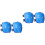 12Pcs Kid Elbow Guard Skating Protectors Set Blue with Wrist Support 3