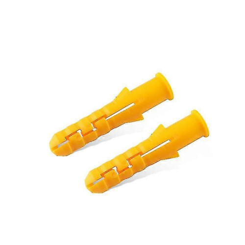 Plastic Expandable Nylon Plungers, 100 Count, Yellow 1