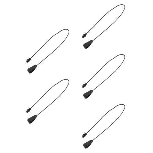 5Pcs Black Rear Parcel Shelf Strings Durable Car Trunk Storage Straps 2