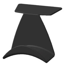 Support mural pour casque audio – Sans perçage, gain de place HIPS