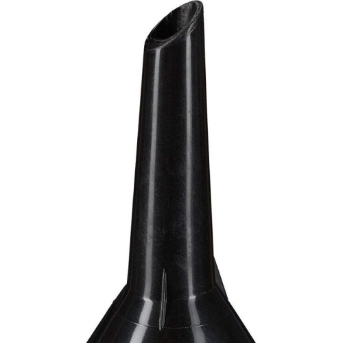 Multifunctional filter funnel - Flexible spout + removable filter - Diameter 165 mm - Black - Plastic 2