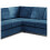 Furniture 786 Jumbo Cord Full Back 2c2 Corner Sofa Marine Blue 4
