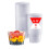 Recipiente transparente pentru delicatese, 473 ml, cu capac, pachet de 12 1