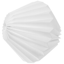 Copriparalume in metallo bianco – Design minimalista,