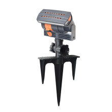 Oscillerande sprinkler med metallmunstycken, 4 lägen,